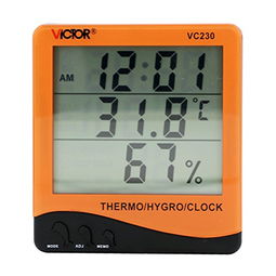 VC230家用電子溫濕度計 精準監測，舒適生活